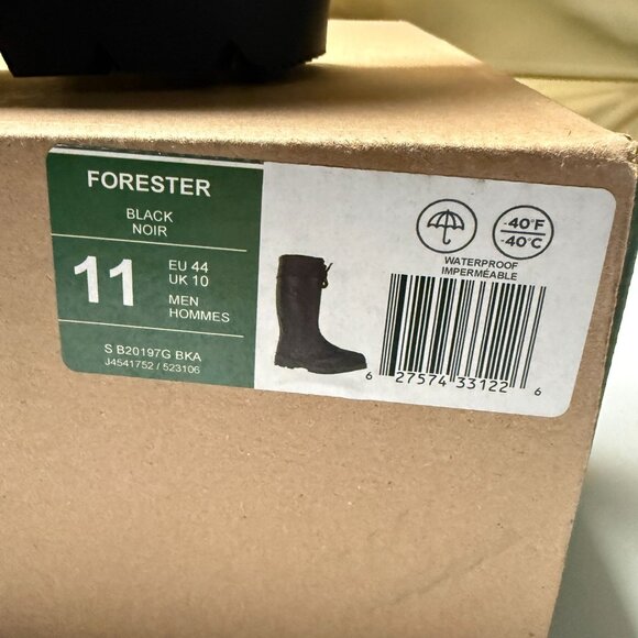 Kamik Forester Men's Cold Weather Boots Black Size 11 NEW - Picture 7 of 7